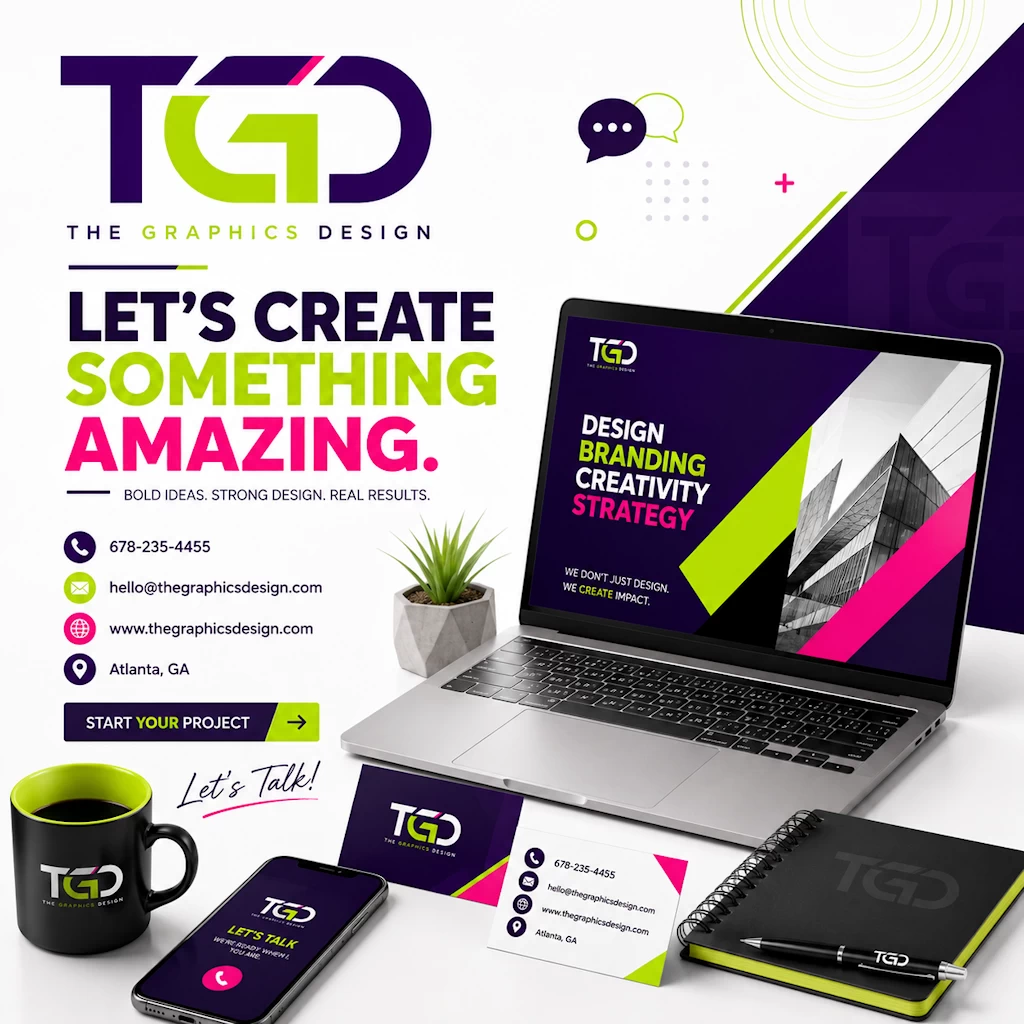 Atlanta branding agency marketing graphics and creative design services