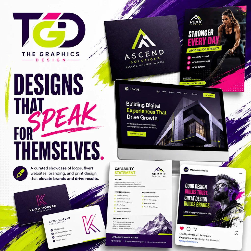 Professional flyer and promotional graphic design services Atlanta Georgia